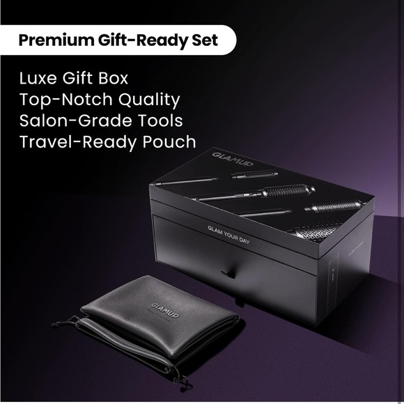 NWT GlamUp dyson dupe Hot Styler Interchangeable Attachments Auto Wrap Curler - Picture 8 of 16